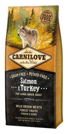 Carnilove Adulto Salmone Tacchino 12 kg  crocchette per cane 