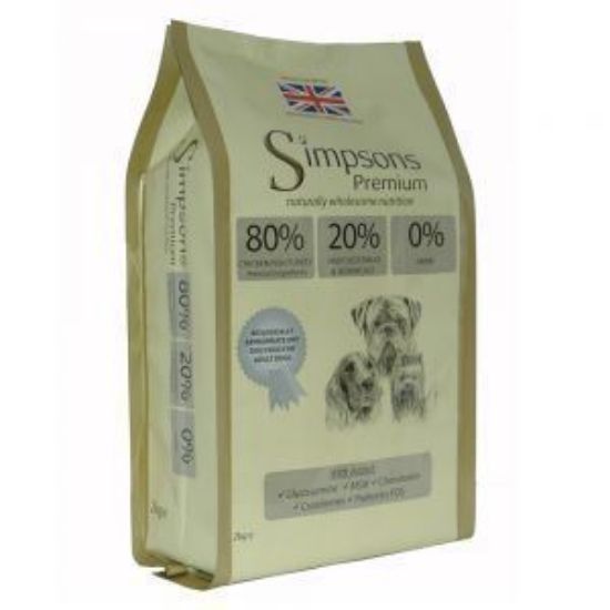 Immagine di Simpsons Premium 80/20 Adult Carne Pesce (meat fish) 2 KG