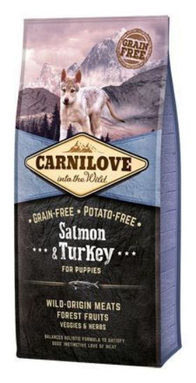 Immagine di Carnilove Puppy (salmone e tacchino) MEDIUM BREED 12kg.