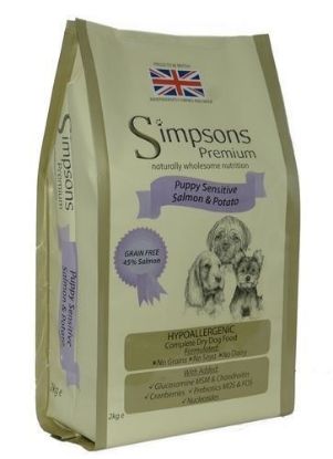  SIMPSONS PUPPY sensitive salmone e patate 12 kg LISTINO 2019