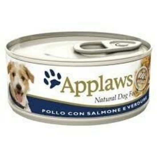 Immagine di Applaws Pollo con salmone e verdure Adult 156g