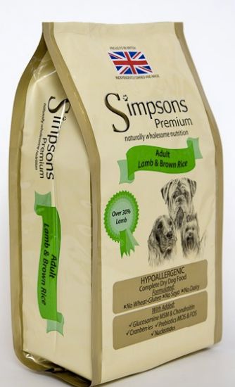 Immagine di NON PUBBLICATO SSimpsons Premium Adult AGNELLO & RISO INTEGRALE 12 kg