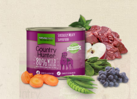 Immagine di NATURES MENU UMIDO COUNTRY HUNTER CERVO E MIRTILLI 600 gr