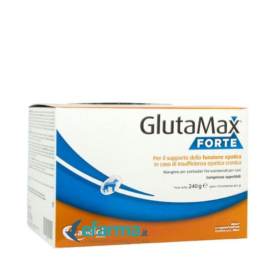 Immagine di CANDIOLI GLUTAMAX FORTE INTEGRATORE FEGATO PER CANI 120 COMPRESSE 240gr