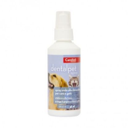 DENTALPET - SPRAY ORALE ALLA CLOREXIDINA PER CANI E GATTI. 125 ml