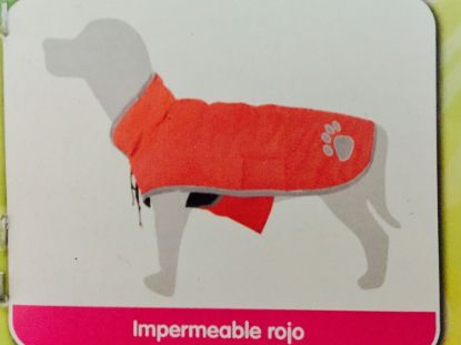 Immagine di IMPERMEABILE ROSSO TG 6 75 CM LUNGH ANTIPIOGGIA