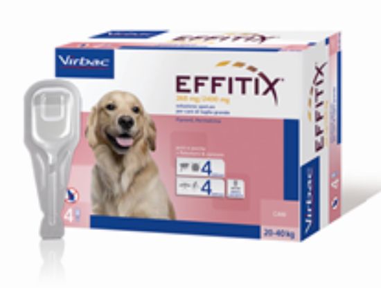 Immagine di OUTLET SFUSO EFFITIX LARGE 4 PIPETTE SFUSE 4,4 ML CANI 20 - 40 KG