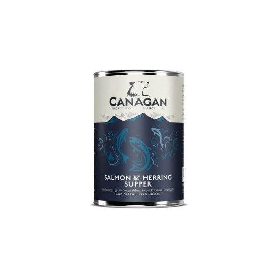 Immagine di CANAGAN UMIDO SALMONE E ARINGHE BIO 400gr