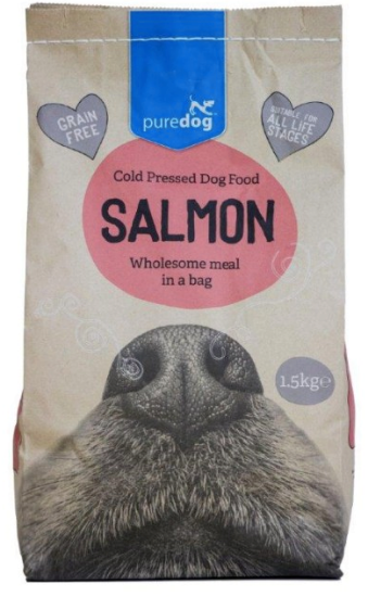 Immagine di OUTLET FINE SERIE PUREDOG SALMONE 5 KG PRESSATO A FREDDO GRAIN FREE 