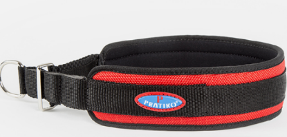 Immagine di PRATIKO COLLARE EVOLUTION IN PVC ROSSO E NERO TG 1 CIRCONFERENZA COLLO MIN 45 cm MAX 52