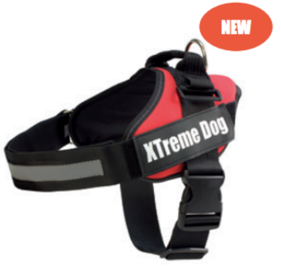 Immagine di PETTORINA  CANE XTREME DOG Taglia L ROSSA circonf. torace 61-77cm ( 26-35kg)