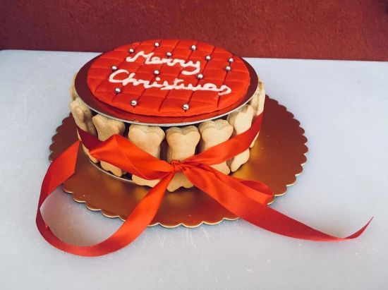 Immagine di TORTA Regalo NATALE Tipo FARCITURA: BARRETTE DI CARNE DISIDRATATE