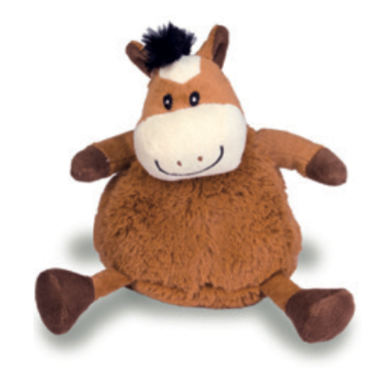 GIOCO per cani PELUCHES MUCCA MARRONE CON SONORO 25 CM