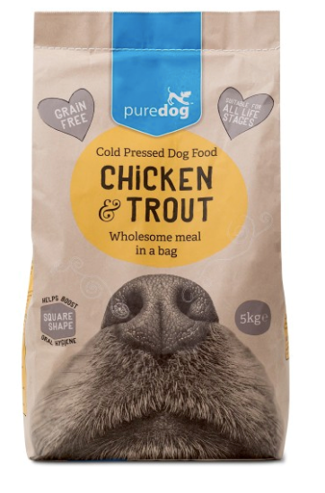 Immagine di  PUREDOG POLLO E TROTA 1,5 KG PRESSATO A FREDDO GRAIN FREE 