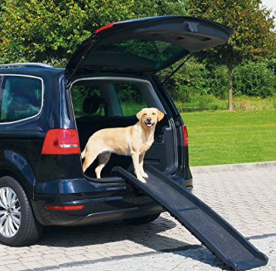 Immagine di RAMPA 155 CM per SALITA in AUTO colore NERO PIEGHEVOLE  (155 x 38  cm)