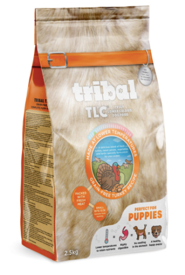 Immagine di TRIBAL TLC TACCHINO PUPPY 5 kg o multipli PRESSATO A FREDDO GRAIN FREE