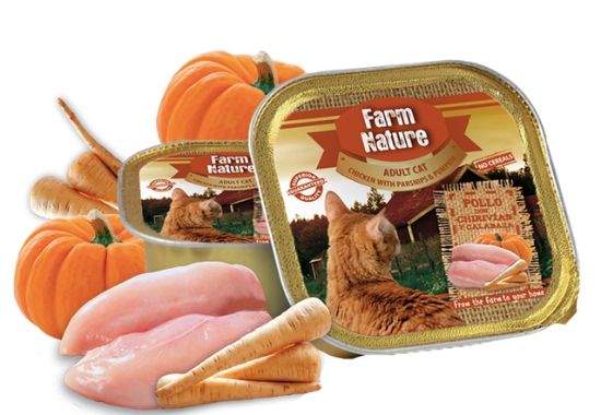 Immagine di FARM NATURE UMIDO GATTO POLLO con ZUCCA E PASTINACA 100 gr