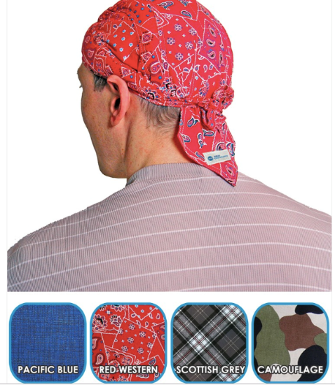 Immagine di BANDANA REFRIGERANTE UOMO/DONNA ADULTI ROSSA RED WESTERN AQUACOOLKEEPER