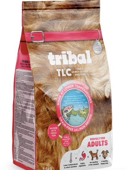 Immagine di SFUSO TRIBAL TLC SALMONE 2 KG PRESSATO A FREDDO GRAIN FREE 
