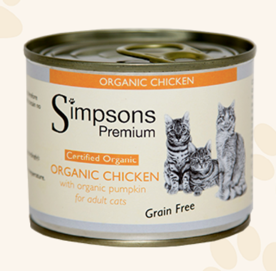 Immagine di SIMPSONS GATTO UMIDO BIOLOGICO POLLO e ZUCCA DA 200 gr ORGANIC CHICKEN