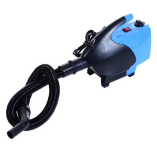 Negozio prodotti CANI E GATTI. SOFFIATORE ASCIUGATORE PER  CANI 2600W BLU Con Velocità E Temp Regolabile