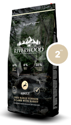 Immagine di RIVERWOOD CANE 65/35 ADULT CERVO, AGNELLO E CONIGLIO 2 KG GRAIN FREE