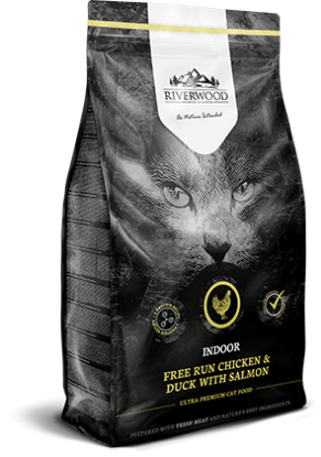 Immagine di RIVERWOOD GATTO ADULTO INDOOR POLLO, ANATRA e SALMONE 2KG GRAIN FREE