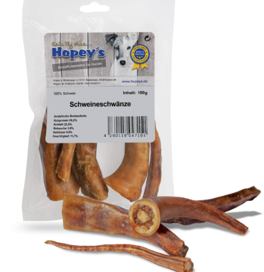 Immagine di CARTILAGINE CODE DI MAIALE CONFEZIONE 150 GRAMMI SNACK PER LA MASTICAZIONE