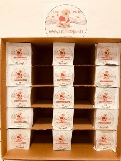 Immagine di CALENDARIO AVVENTO 15 CASELLE 11-25 DICEMBRE X CANI PICCOLA TAGLIA # NATALE SPEDIZIONE OMAGGIO 