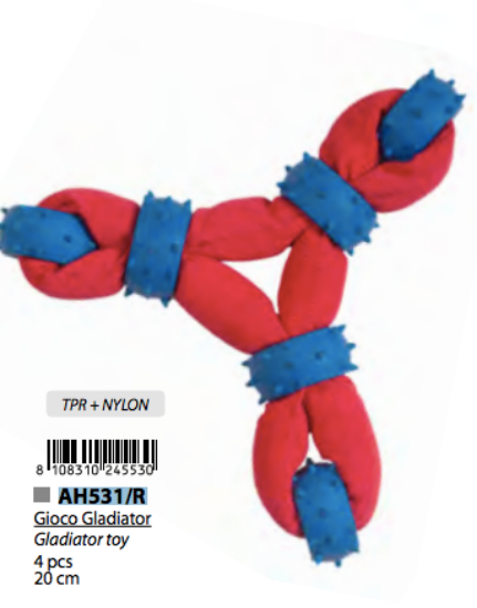 Immagine di GIOCO GLADIATOR IN TPR 20 CM