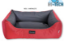 DREAMAWAY BOSTON SOFA ROSSO con interno Antracite 120 x 100 x 28 cm DIVANETTO CUSCINO TG EXTRALARGE 