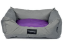 DIVANETTO CUSCINO Mod. DREAMAWAY BOSTON SOFA FUTURA ARGENTO e VIOLA  Dimensioni 100 x 80 x 25 cm 