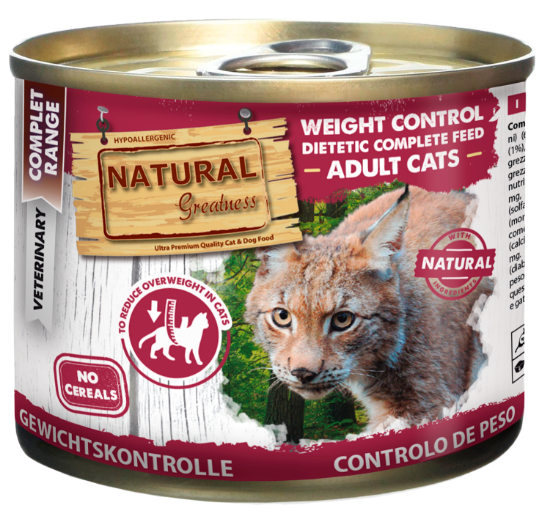 NATURAL GREATNESS UMIDO GATTO VETERINARY DIETS WEIGHT CONTROL  LIGHT 200 Gr per controllo peso ed obesità