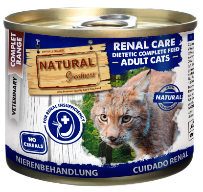 NATURAL GREATNESS UMIDO GATTO VETERINARY DIETS RENAL 200 Gr Per Controllo Funzionalità Renali