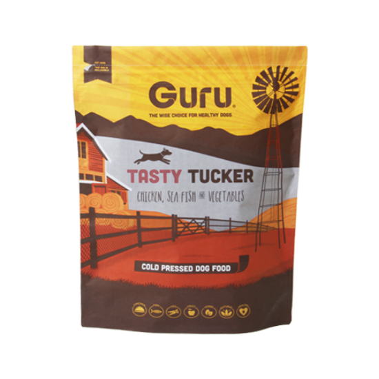 GURU TASTY TUCKER POLLO PESCE BIANCO 5 KG PRESSATO A FREDDO LOW GRAIN  