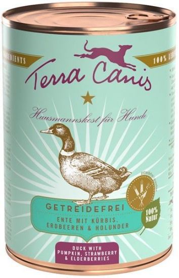 TERRA CANIS UMIDO GRAIN FREE ANATRA Con ZUCCA FRAGOLE E SAMBUCO Da 400 Gr Terracanis