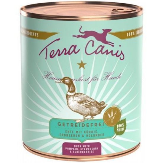 TERRA CANIS UMIDO GRAIN FREE ANATRA Con ZUCCA FRAGOLE E SAMBUCO Da 800 Gr Terracanis 