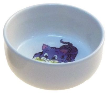 Immagine di Ciotola  in ceramica gatto diametro 11 cm