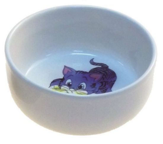 Immagine di Ciotola  in ceramica gatto diametro 11 cm