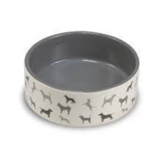 Ciotola in ceramica cane diametro 15 cm