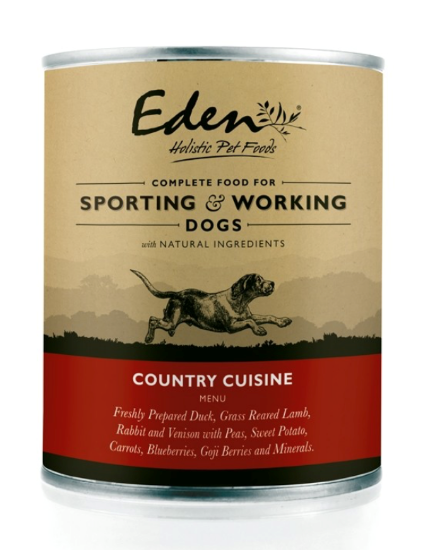 EDEN HOLISTIC UMIDO COUNTRY COUSINE 400 GR AGNELLO CERVO CONIGLIO ANATRA
