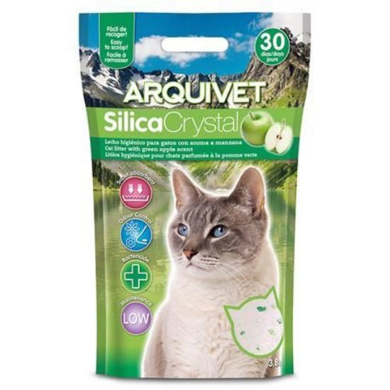 LETTIERA GATTI SILICA CRYSTAL AROMA MELA VERDE 3,8 LITRI