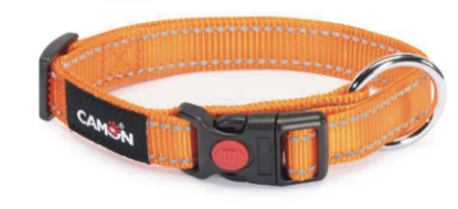 COLLARE REFLEX LOW TENSION ARANCIONE 2,5 CM x 42-68 cm (da 42 a 68 cm di dimensione collo)