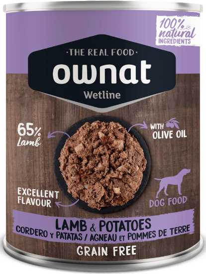 OWNAT WETLINE UMIDO CANE 400 GR AGNELLO PATATE