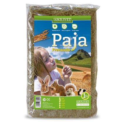 PAGLIA 1 KG per conigli e roditori