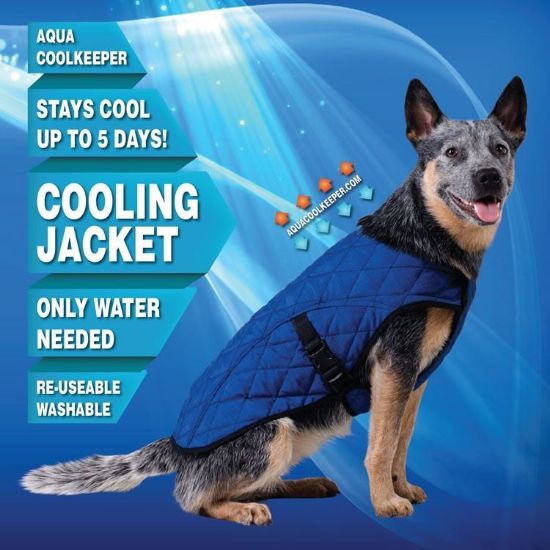 giacca camicia refrigerante  AQUA COOLKEEPER COOLING PET JACKET TG 11 XL -  CIRCONFERENZA TORACE DA 96 A 102 cm 