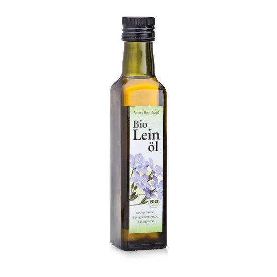 OLIO DI LINO BIOLOGICO 250 ml per la cura del pelo del cani