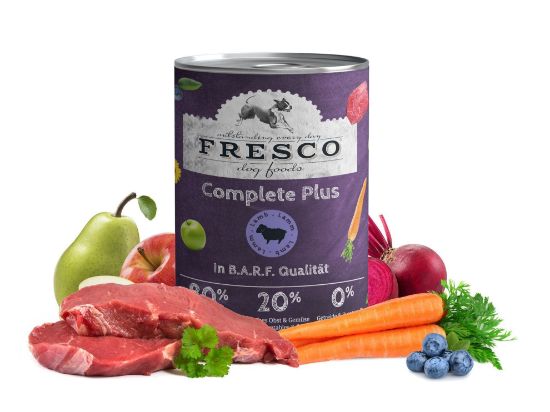 FRESCO COMPLETE PLUS UMIDO CANE AGNELLO CAROTE MELE 400 gr Completo - BARF VERSION