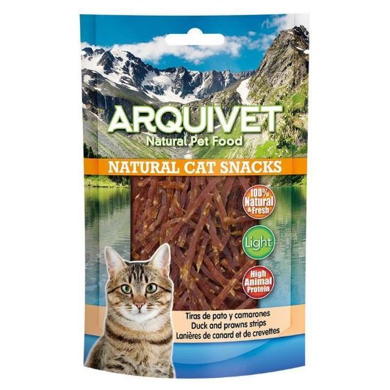STRISCE GATTO ANATRA GAMBERETTI 50 GR