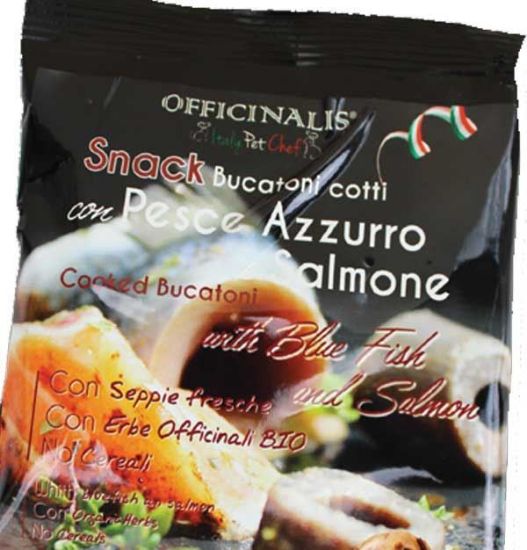 OFFICINALIS SNACK BUCATONI PESCE AZZURRO E SALMONE 100 gr Dalla Grana